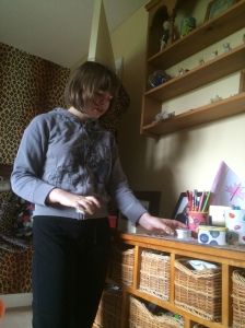 Ellen finding things in her room which could tell me to 'get out' ;-)