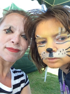 Zebra and Tiger at the Village Fete
